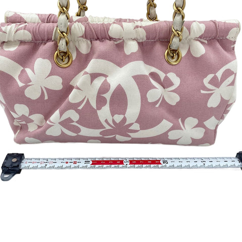 CHANEL Clover Umhängetasche rosa WS30068