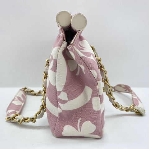 CHANEL Clover Umhängetasche rosa WS30068