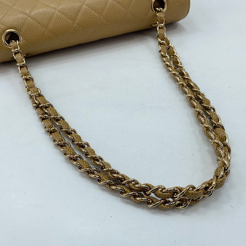 CHANEL Matelassé 25 Sac bandoulière beige WS30070