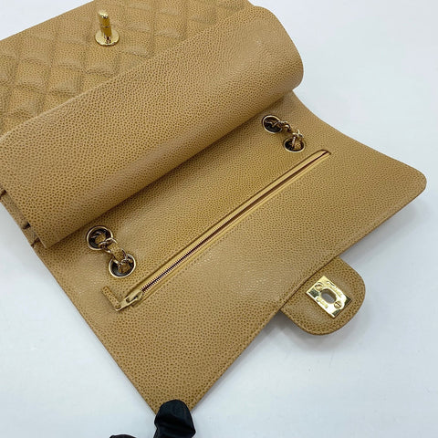 CHANEL Matelassé 25 Sac bandoulière beige WS30070