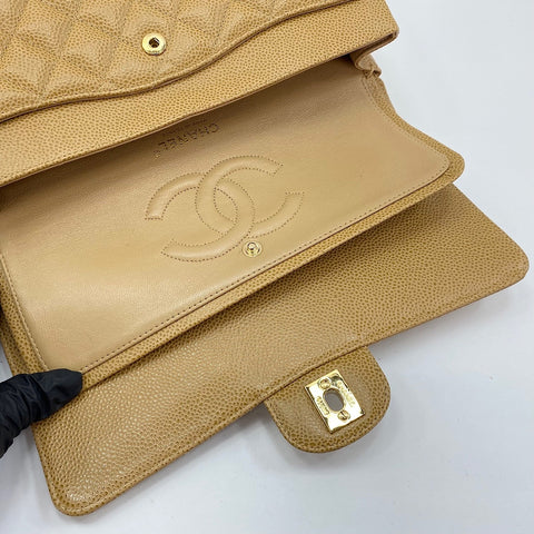 CHANEL Matelassé 25 Sac bandoulière beige WS30070
