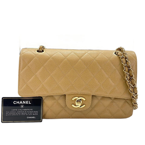 CHANEL Matelassé 25 Sac bandoulière beige WS30070