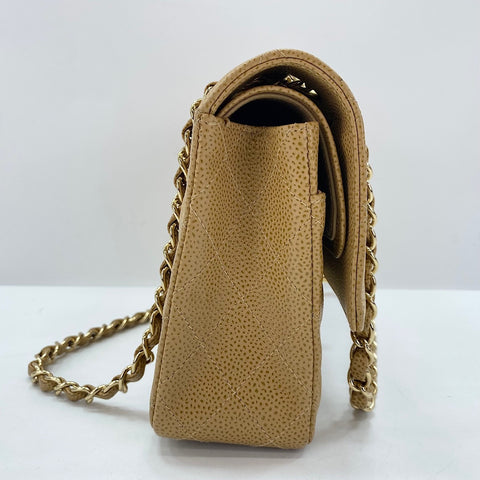 CHANEL Matelassé 25 Sac bandoulière beige WS30070