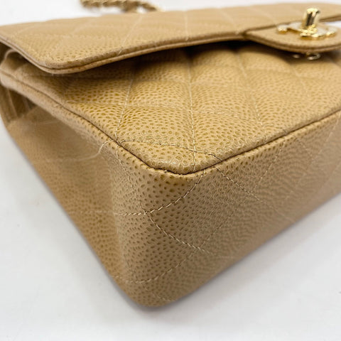 CHANEL Matelassé 25 Sac bandoulière beige WS30070