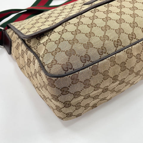 GUCCI Sherry Line Umhängetasche beige WS30079