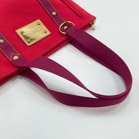 LOUIS VUITTON Kaba MM Einkaufstasche Rot WS30083