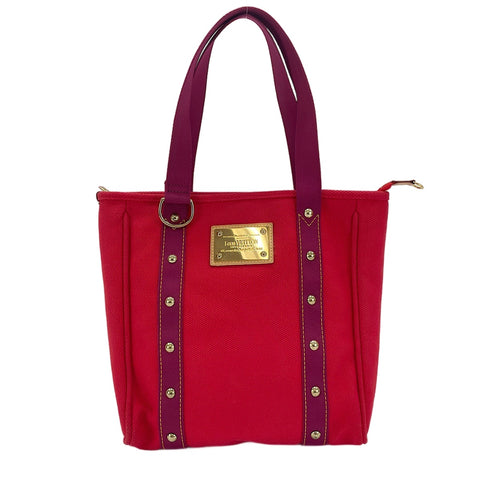 LOUIS VUITTON Kaba MM Einkaufstasche Rot WS30083