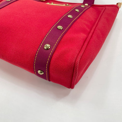 LOUIS VUITTON Kaba MM Einkaufstasche Rot WS30083