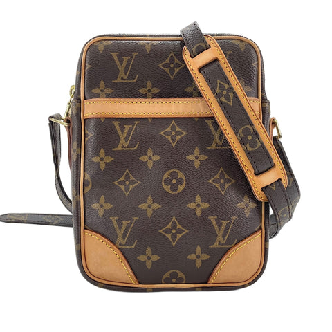 LOUIS VUITTON Donau Umhängetasche Braun WS30085