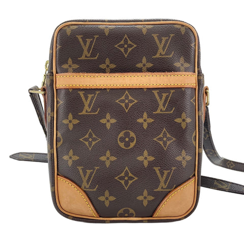 LOUIS VUITTON Donau Umhängetasche Braun WS30085