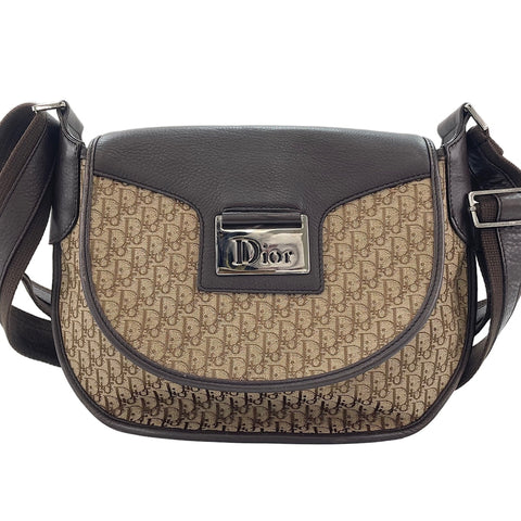 Christian Dior Street Chic Logogram Umhängetasche beige WS30086