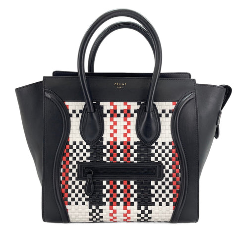 CELINE Gepäck Micro Shopper Einkaufstasche schwarz WS30091