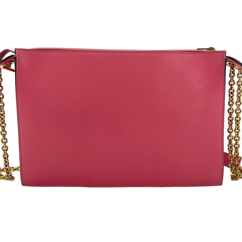 CELINE Pocket Large 2WAY Shoulder Bag pink WS30097