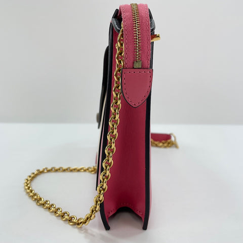 CELINE Pocket Large 2WAY Shoulder Bag pink WS30097