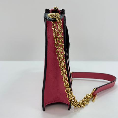 CELINE Pocket Large 2WAY Shoulder Bag pink WS30097