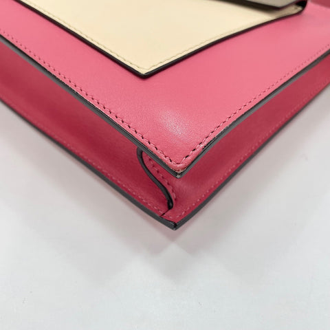 CELINE Pocket Large 2WAY Shoulder Bag pink WS30097