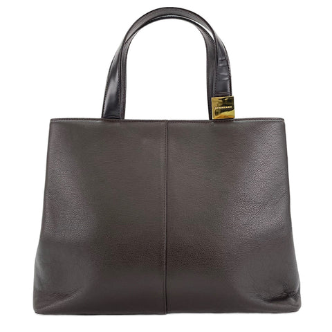 BURBERRY INTRECCIATO Handbag Brown WS30103