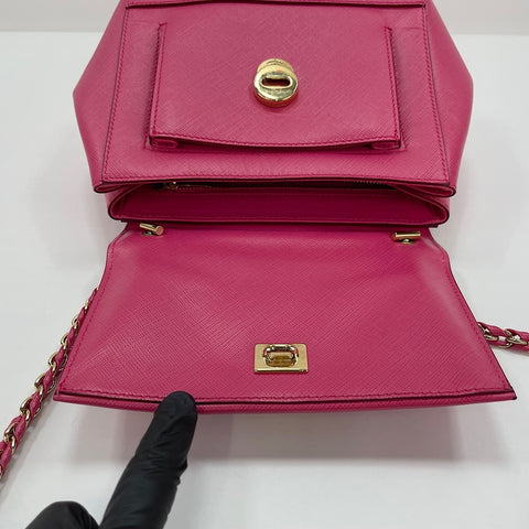 Salvatore Ferragamo Vala Ribbon 2WAY Shoulder Bag pink WS30104