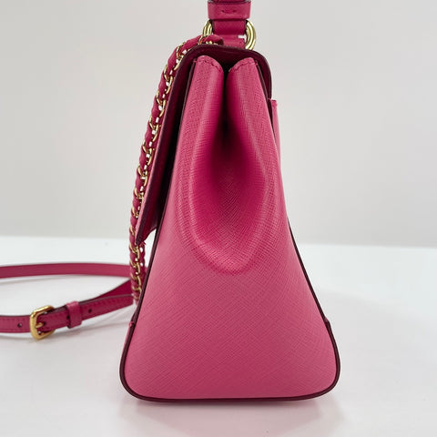 Salvatore Ferragamo Vala Ribbon 2WAY Shoulder Bag pink WS30104