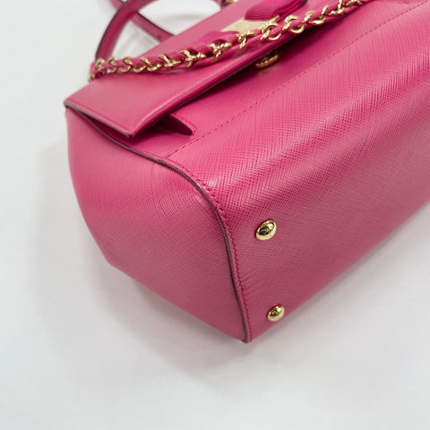 Salvatore Ferragamo Vala Ribbon 2WAY Shoulder Bag pink WS30104