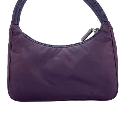 PRADA Hobo Handbag purple WS30109