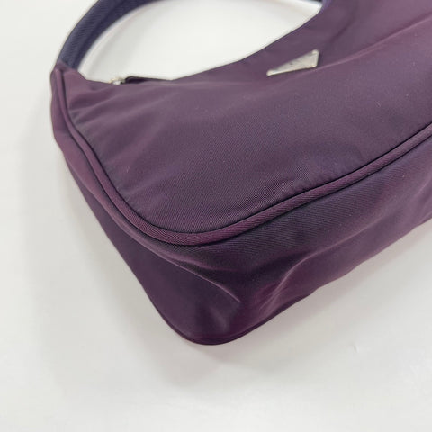 PRADA Hobo Handbag purple WS30109