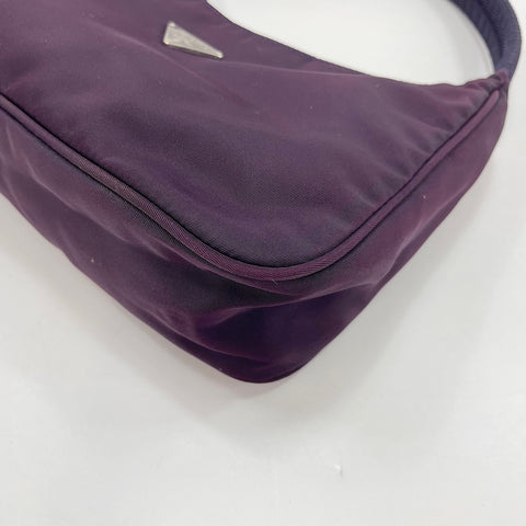 PRADA Hobo Handbag purple WS30109