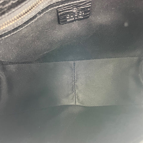 GUCCI Horsebit Chain Handbag black WS30110