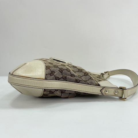 GUCCI Horsebit Shoulder Bag beige WS30111