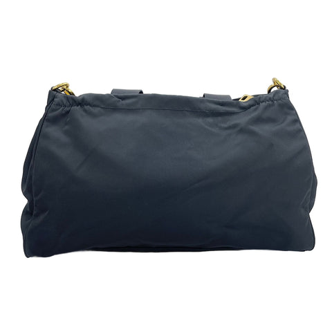 PRADA Triangle logo 2WAY Shoulder Bag black WS30113