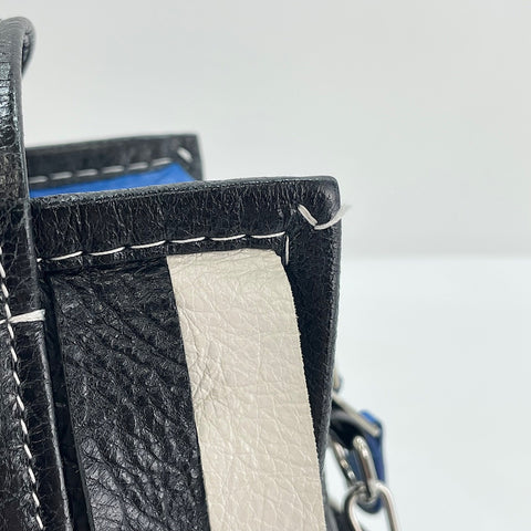 BALENCIAGA Bazaar 2WAY, Fringe Handbag black WS30114