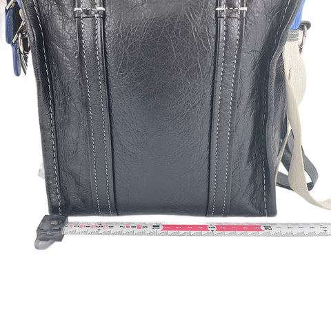 BALENCIAGA Bazaar 2WAY, Fringe Handbag black WS30114