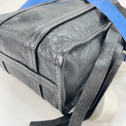 BALENCIAGA Bazaar 2WAY, Fringe Handbag black WS30114