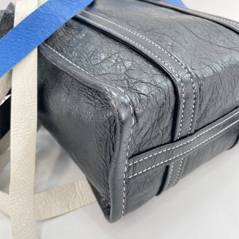 BALENCIAGA Bazaar 2WAY, Fringe Handbag black WS30114