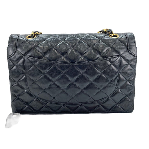 CHANEL Matelassé Shoulder Bag black WS30118
