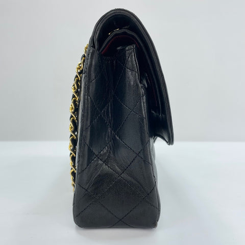 CHANEL Matelassé Shoulder Bag black WS30118