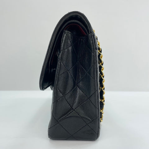 CHANEL Matelassé Shoulder Bag black WS30118