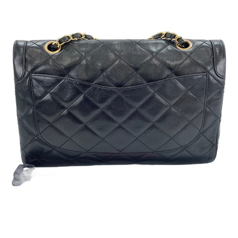 CHANEL Matelassé Shoulder Bag black WS30119