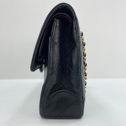 CHANEL Matelassé Shoulder Bag black WS30119