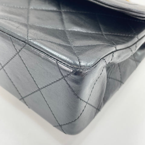 CHANEL Matelassé Shoulder Bag black WS30119