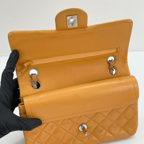 CHANEL Matelassé 23 Shoulder Bag Orange WS30120