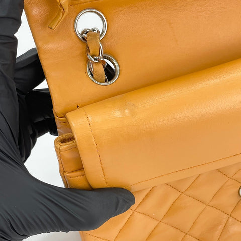 CHANEL Matelassé 23 Shoulder Bag Orange WS30120