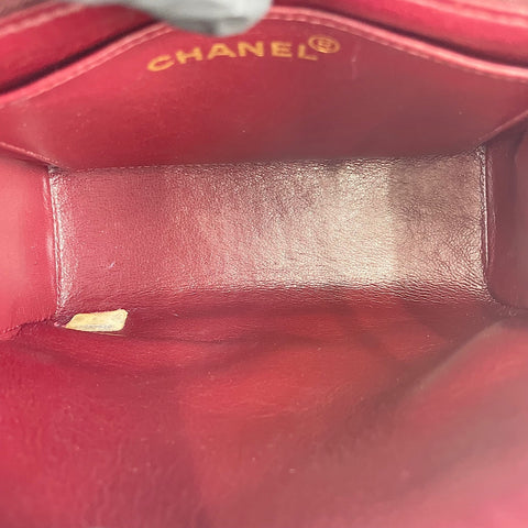 CHANEL Matelassé Shoulder Bag black WS30122