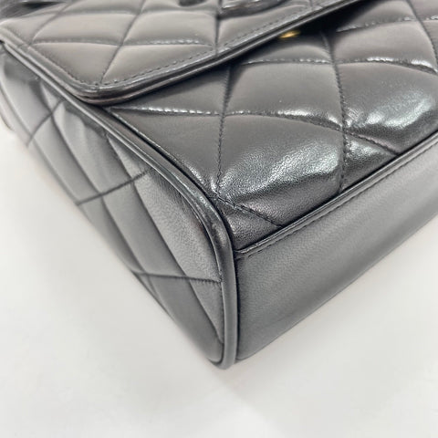 CHANEL Matelassé Shoulder Bag black WS30122