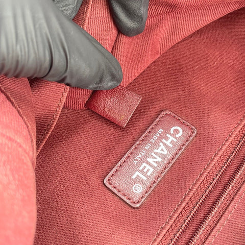 CHANEL Deauville Tote Bag pink WS30123