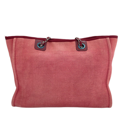 CHANEL Deauville Tote Bag pink WS30123
