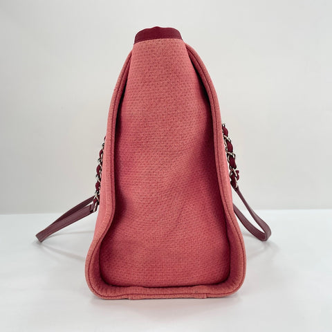 CHANEL Deauville Tote Bag pink WS30123