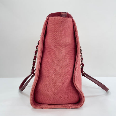 CHANEL Deauville Tote Bag pink WS30123