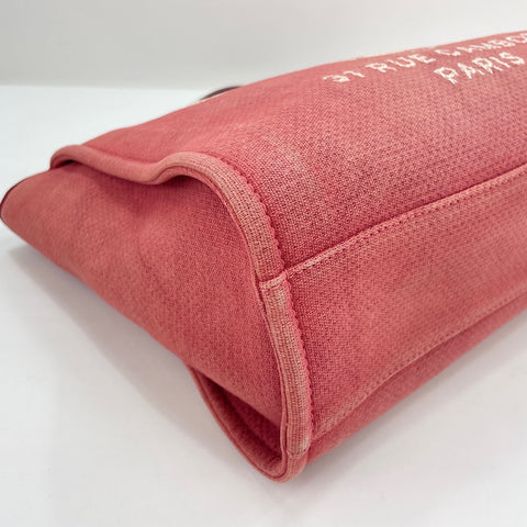 CHANEL Deauville Tote Bag pink WS30123