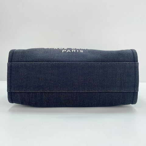 CHANEL Deauville Tote Bag Navy WS30124
